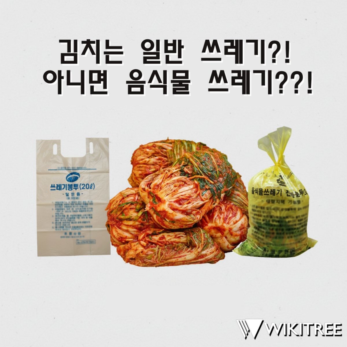 김치는 어디에 버려야 할까? / 위키트리