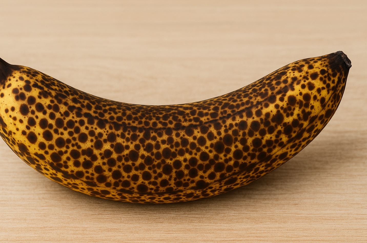 까만 점으로 뒤덮인 바나나 모습. 기사 이해를 돕기 위해 AI를 활용해 제작한 자료 사진입니다. 실제 모습과 다소 차이가 있을 수 있습니다.