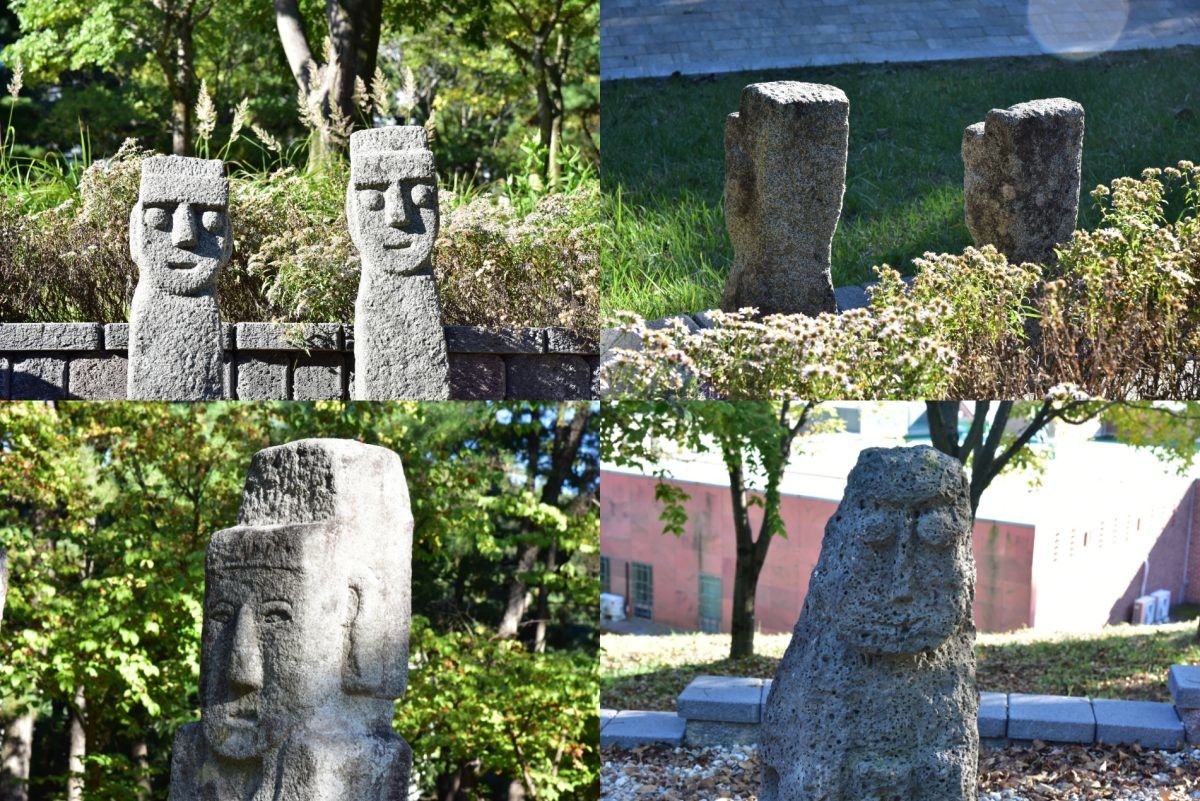 다양한 표정의 석인상 / 국립대구박물관 제공