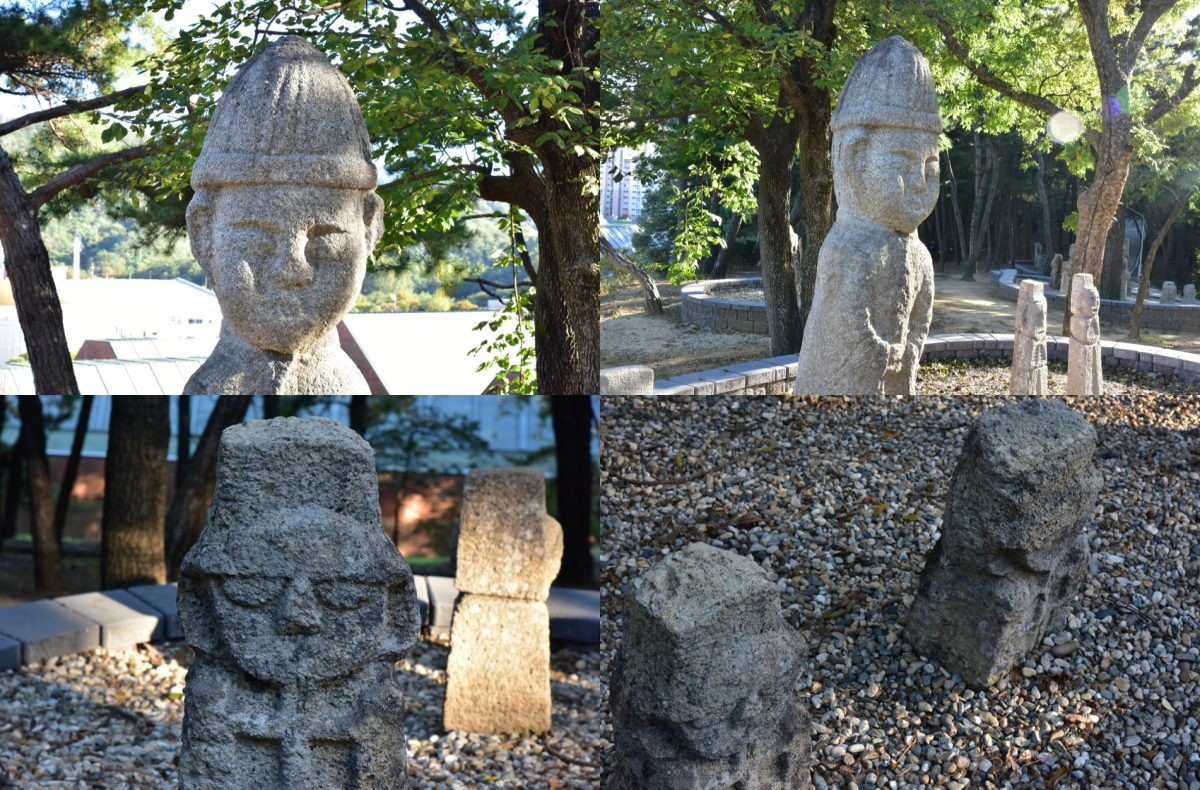다양한 표정의 석인상 / 국립대구박물관 제공
