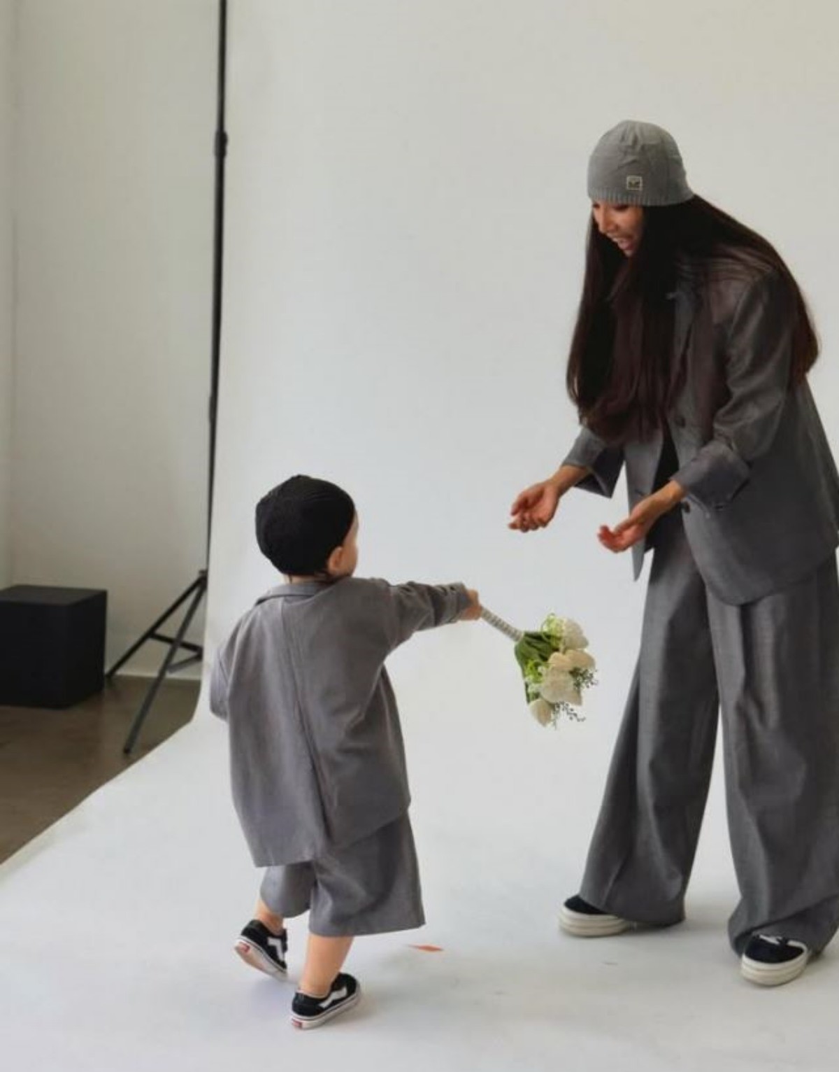 모델 문가비가 장문의 글과 함께 게시한 아들과의 일상 사진. / 문가비 인스타그램