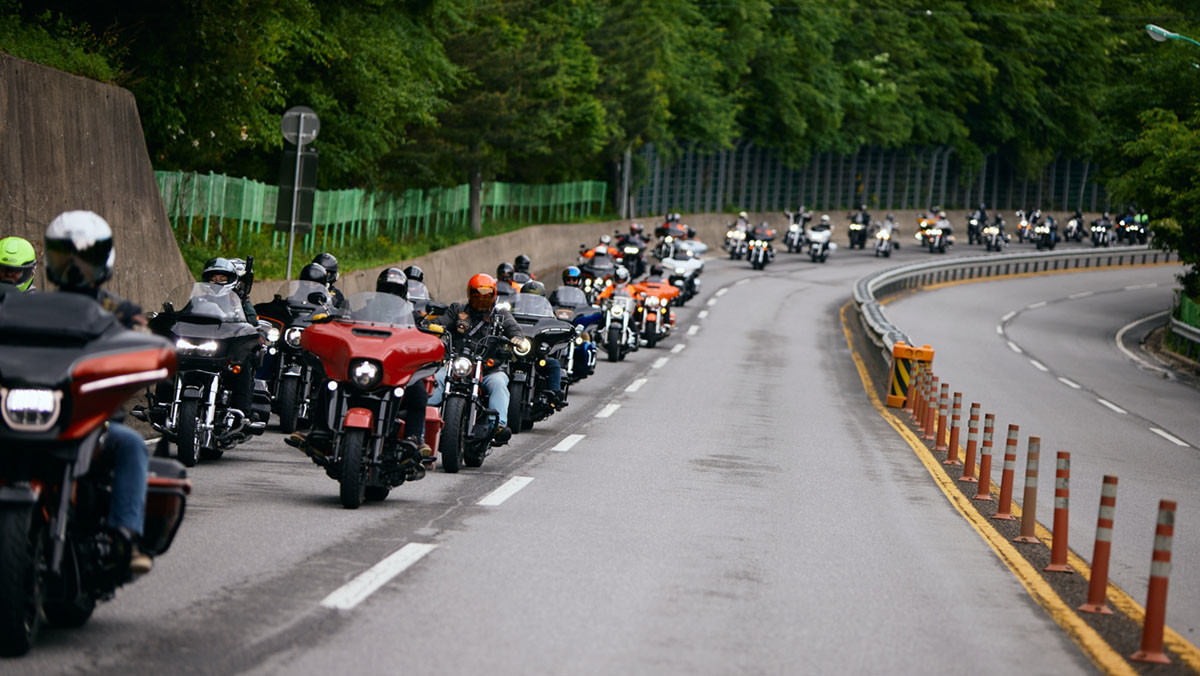 할리데이비슨이 개최한 코리아 내셔널 호그 랠리의 모습. 기사와 관련 없는 이미지. / 할리데이비슨 코리아
