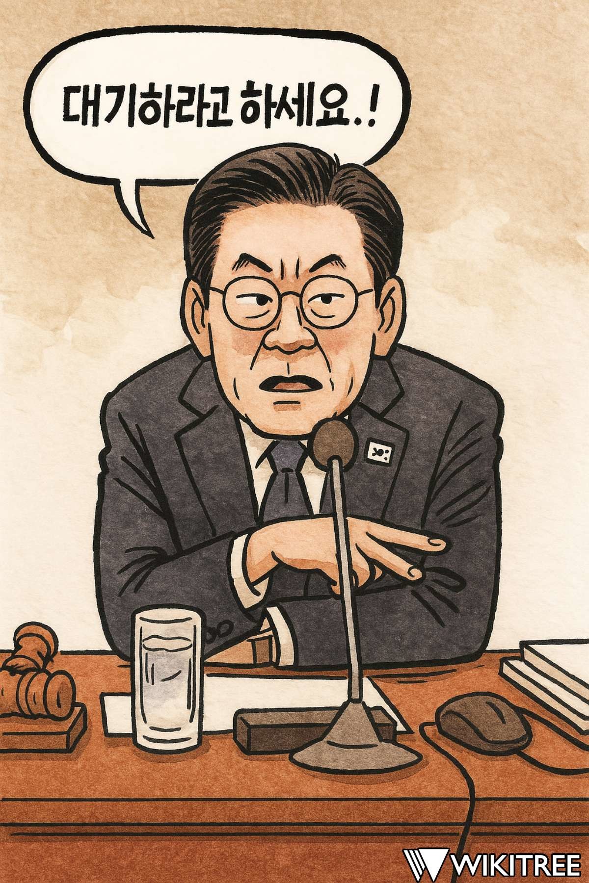 이재명 대통령은 6일 김현지 제1부속실장에 대해 이날 진행 중인 국회 운영위원회의 국정감사에 언제든 출석할 수 있도록 경내(용산 대통령실)에서 대기할 것을 지시했다. / 위키트리