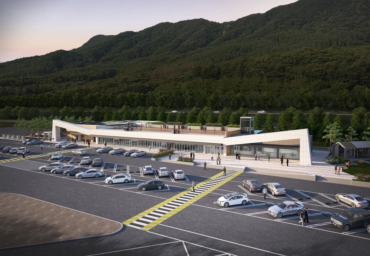 영덕 휴게소 조감도. / / 국토교통부 제공