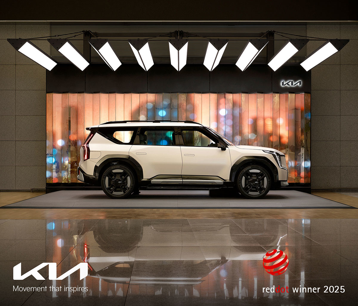 공간 커뮤니케이션에서 본상을 수상한 인천공항 기아 체험형 전시부스. / 현대자동차그룹