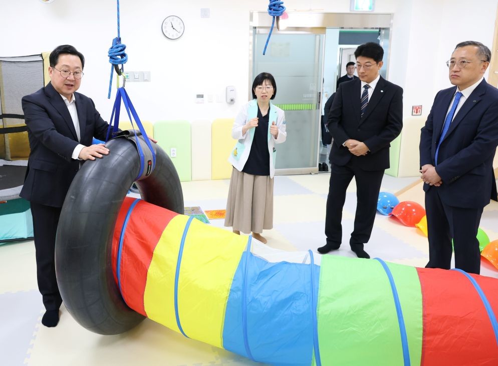 공공어린이재활병원 감각통합치료 속도낸다. / 대전시
