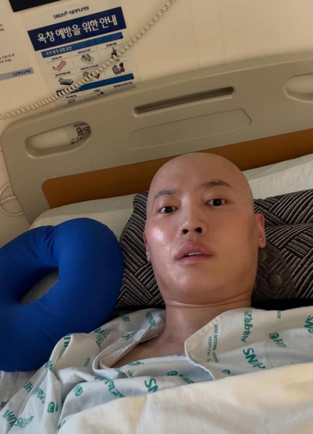 김성찬 투병 당시의 사진. / 김성찬 인스타그램
