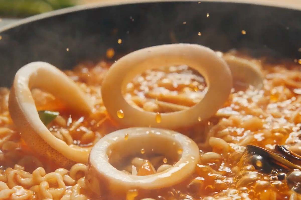 농심 오징어짬뽕 / 오징어짬뽕 광고영상 캡처