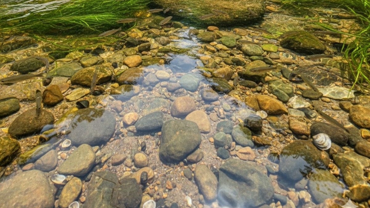 하천. 자료사진. AI가 생성한 자료사진. (기사 속 내용과 직접적인 연관은 없음을 알립니다.)
