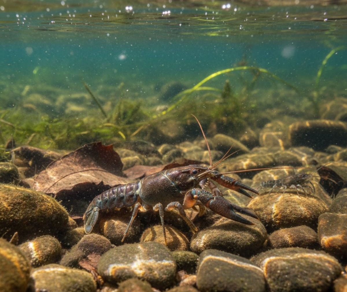 가재. 자료사진. AI가 생성한 자료사진. (실제와 차이가 있을 수 있음을 알립니다.)
