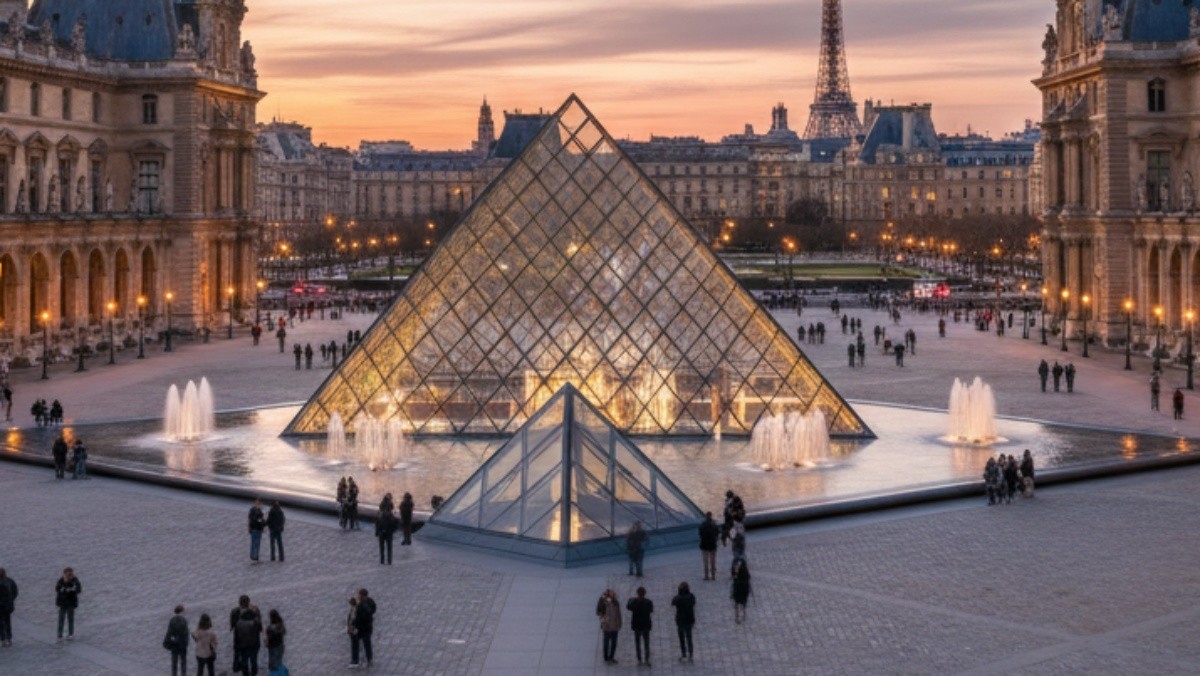 기사를 바탕으로 AI가 생성한 루브르 박물관 자료이미지. 실제와 차이가 있을 수 있습니다.