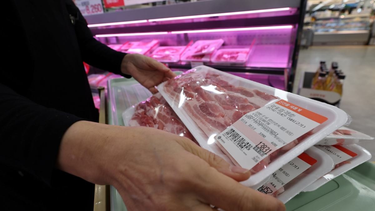 서울 시내의 한 대형마트 정육 코너 / 연합뉴스