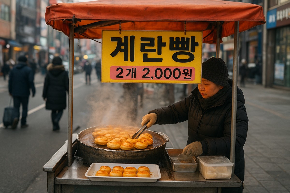 계란빵은 한국인들이 사랑하는 대표적인 겨울간식이다. 기사 이해를 돕기 위해 AI를 활용해 제작한 자료 사진입니다. 해당 기사 내용과 직접적인 관련은 없습니다.
