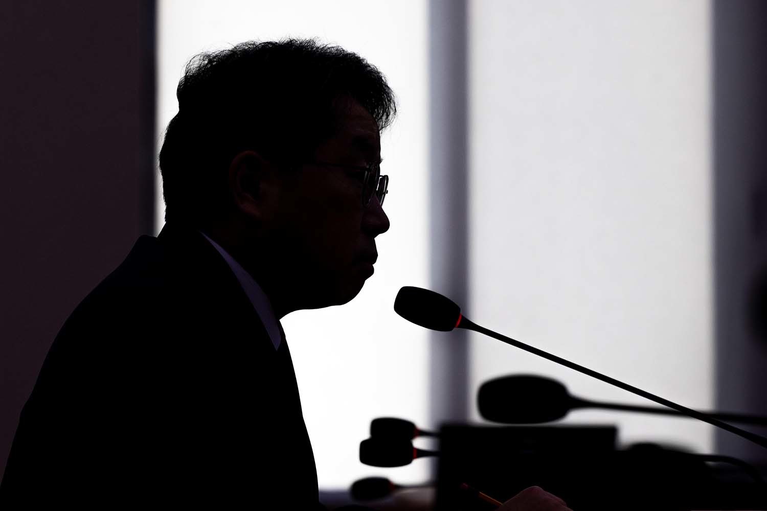 노만석 검찰총장 직무대행이 10월 27일 서울 여의도 국회에서 열린 법제사법위원회 대검찰청 등에 대한 국정감사에 출석해 의원 질의를 듣고 있다. / 뉴스1