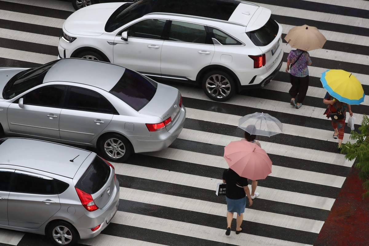 꼬리물기 차량. 기사의 이해를 돕기 위한 사진. / 뉴스1