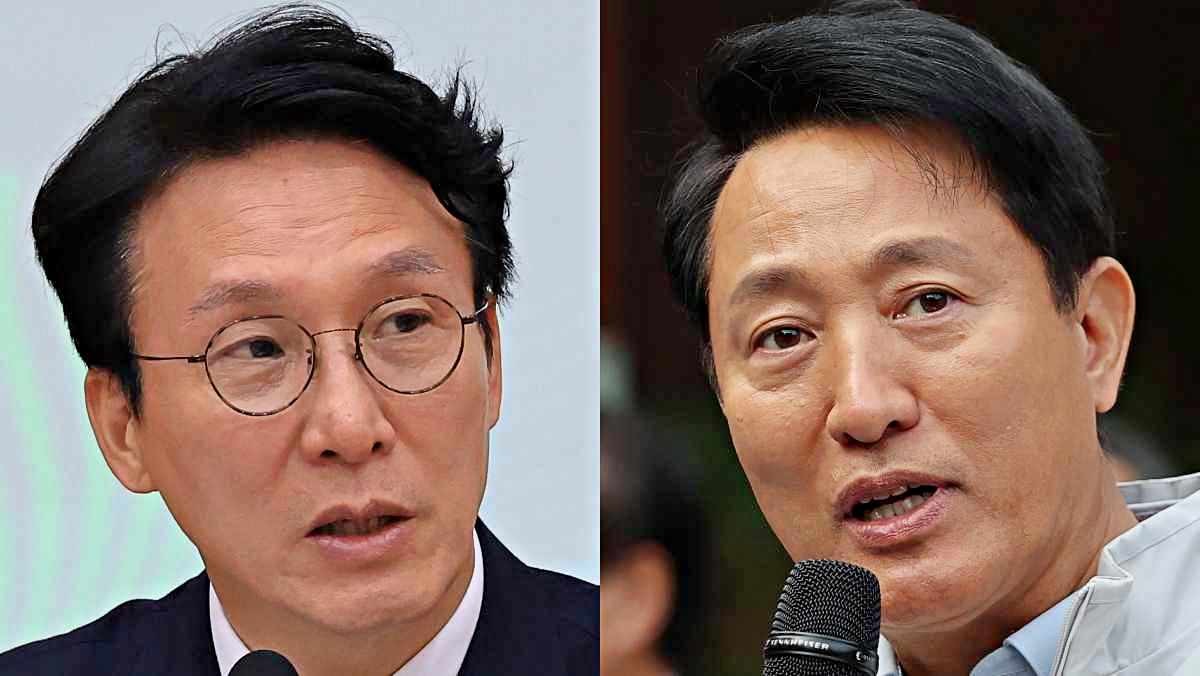 김민석 총리, 오세훈 서울시장. / 뉴스1