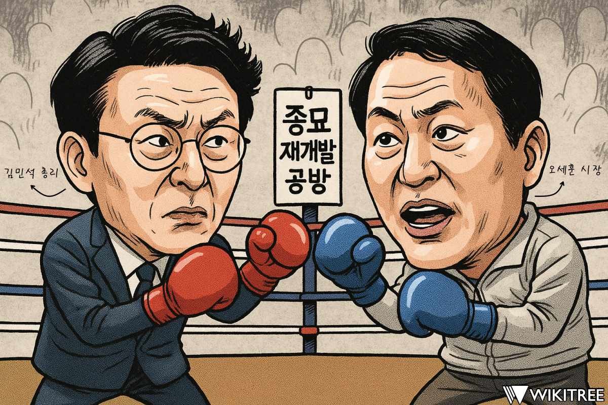 김민석 총리와 오세훈 시장의 '종묘 재개발 공방전' / 위키트리