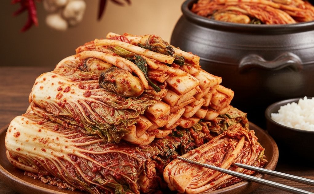 기사를 바탕으로 AI가 생성한 김치 자료사진.