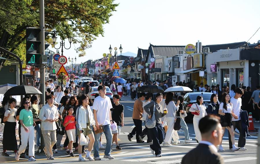 경주 황리단길 전경/경주시