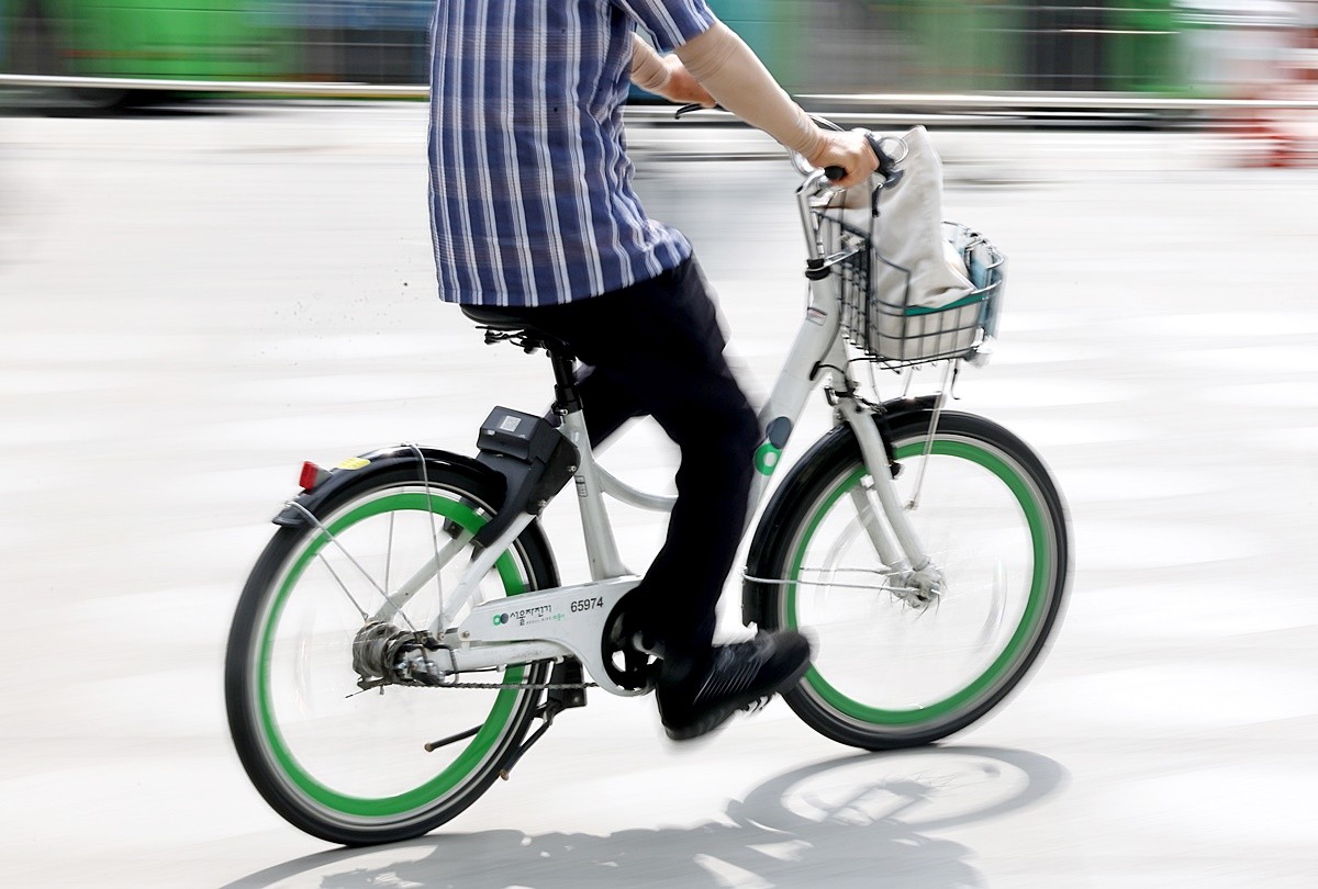 서울시 공공자전거 '따릉이' 모습. 기사 이해를 돕기 위한 자료 사진 / 연합뉴스