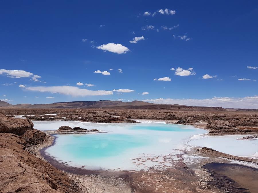 아르헨티나 옴브레 무에르토 리튬 염호