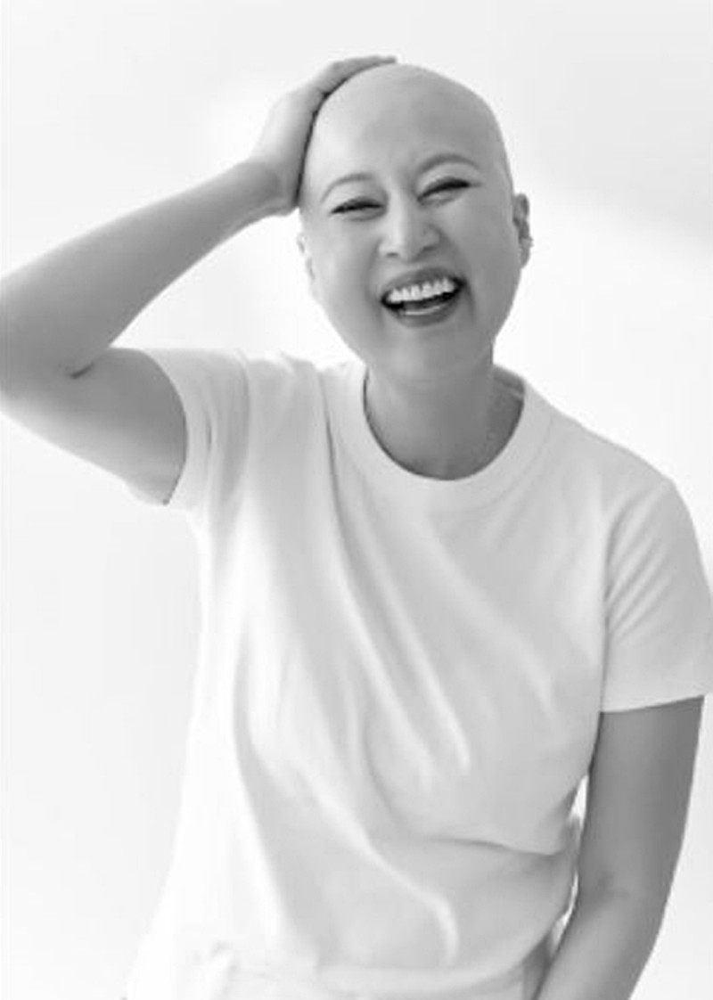 '유퀴즈'에서 박미선이 공개한 민머리 프로필 사진 / tvN '유 퀴즈 온 더 블럭'