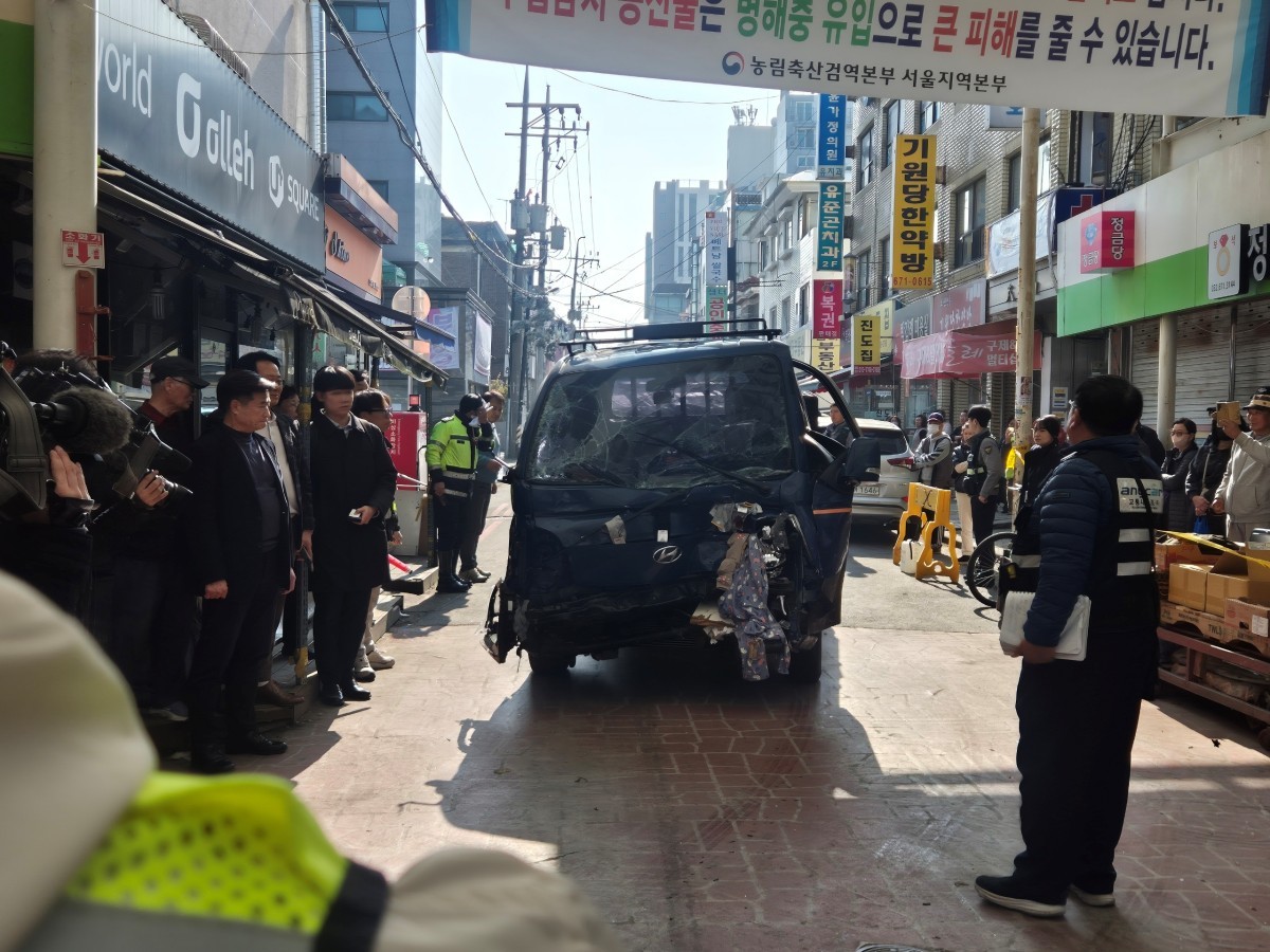 사고가 발생한 경기 부천 오정구 원종동 제일시장. / 경기 부천소방서 제공-뉴스1