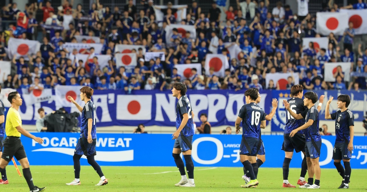 일본 대표팀 포스터 이슈 관련 보도 이미지