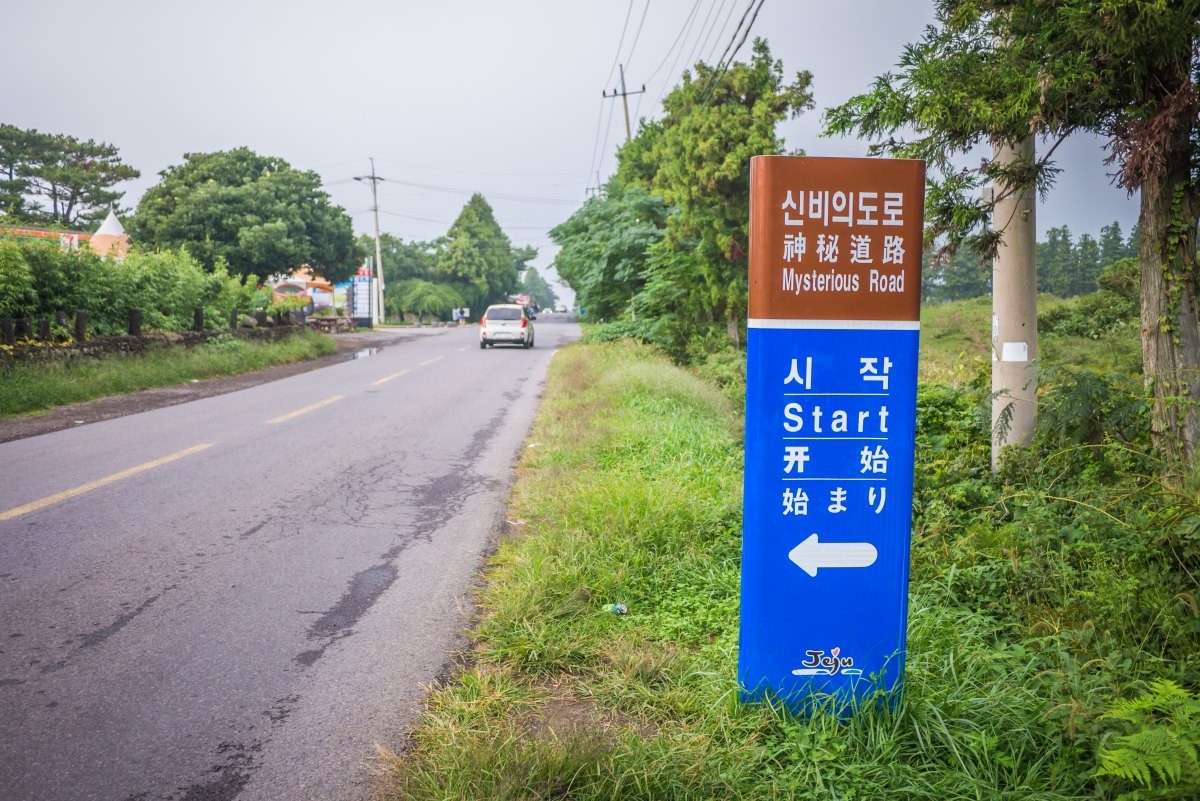 제주 신비의 도로(도깨비 도로). / Dann19L-shutterstock.com