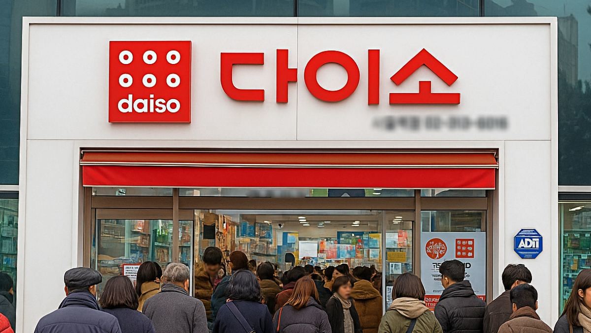 기사 내용을 바탕으로 AI가 생성한 다이소 매장 자료사진.