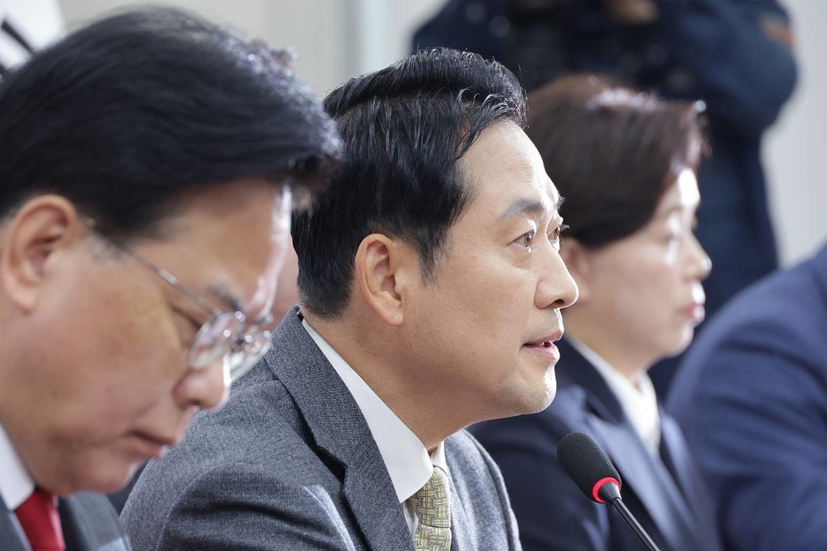 발언하는 장동혁 대표 / 뉴스1