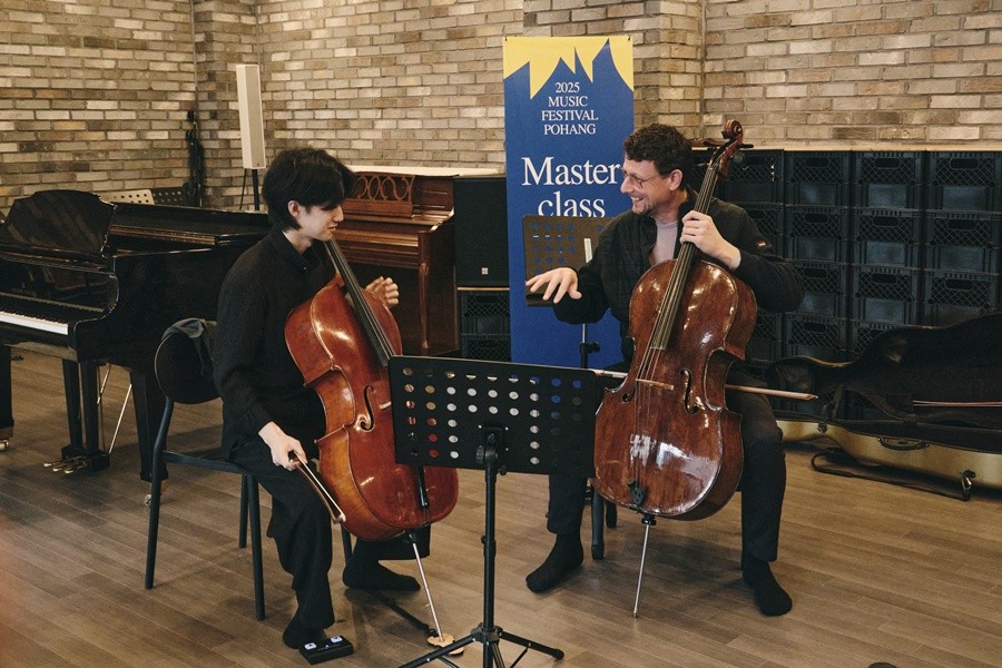 2025 포항국제음악제 마스터클래스(첼로 이슈트반 바르더이) 모습