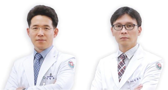 전병조 교수(왼쪽),정경운 교수