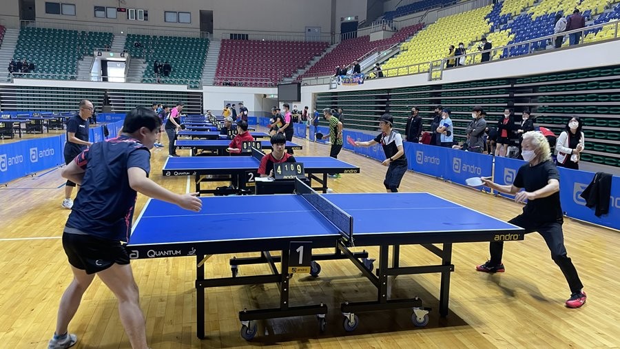 2025 구미시장배 생활체육 전국 오픈탁구대회가 오는 29일부터 30일까지 이틀간 예스구미스포츠파크에서 열린다. 사진은 지난해 2024 구미시장배 생활체육 전국 오픈 탁구대회 모 / 구미시 제공