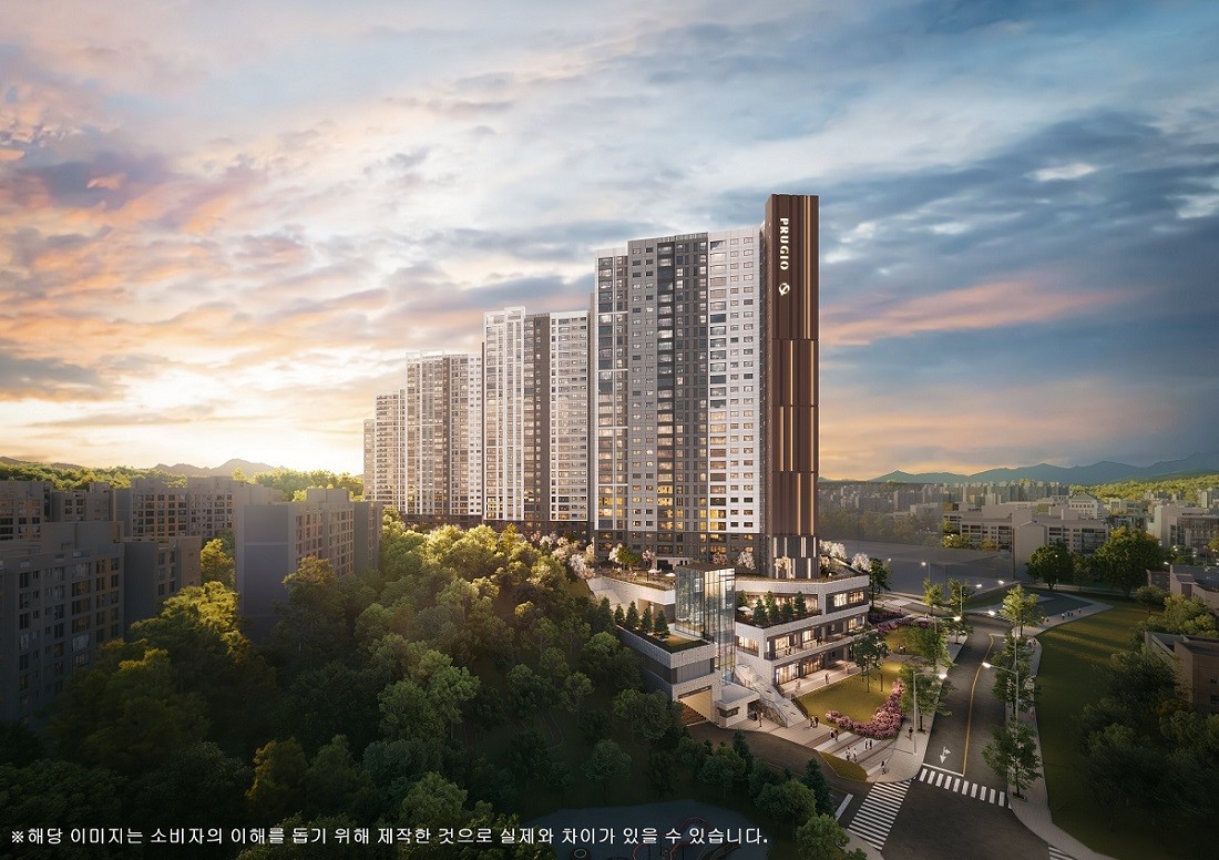 <사진설명: 탑석 푸르지오 파크7 석경 투시도> / 대우건설 제공