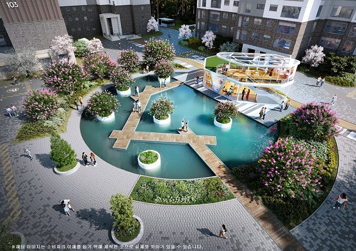 <사진설명: 탑석 푸르지오 파크7 아쿠아 포레스트> / 대우건설 제공