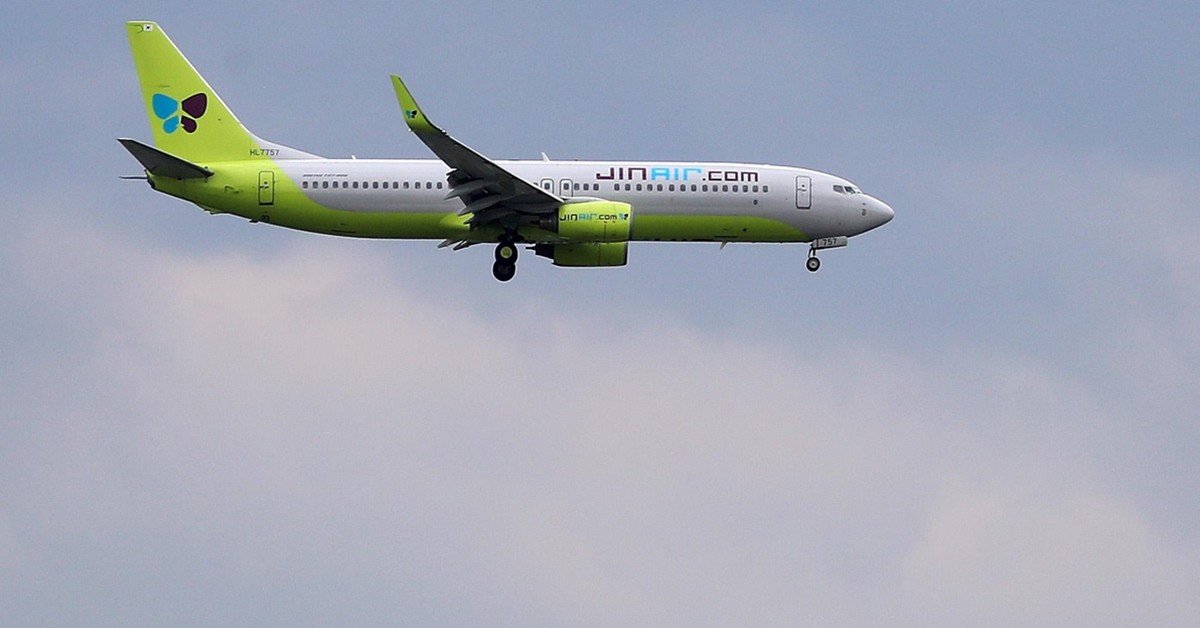 비행 중인 진에어 항공기 (기사 내용과 관련 없는 참고 사진) / 뉴스1