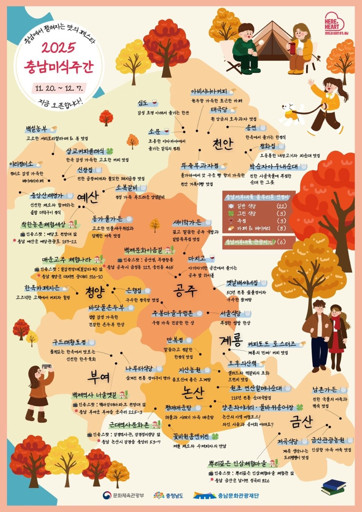 2025 미식주간’(11.20~12.7) 자료 / 충남문화관광재단