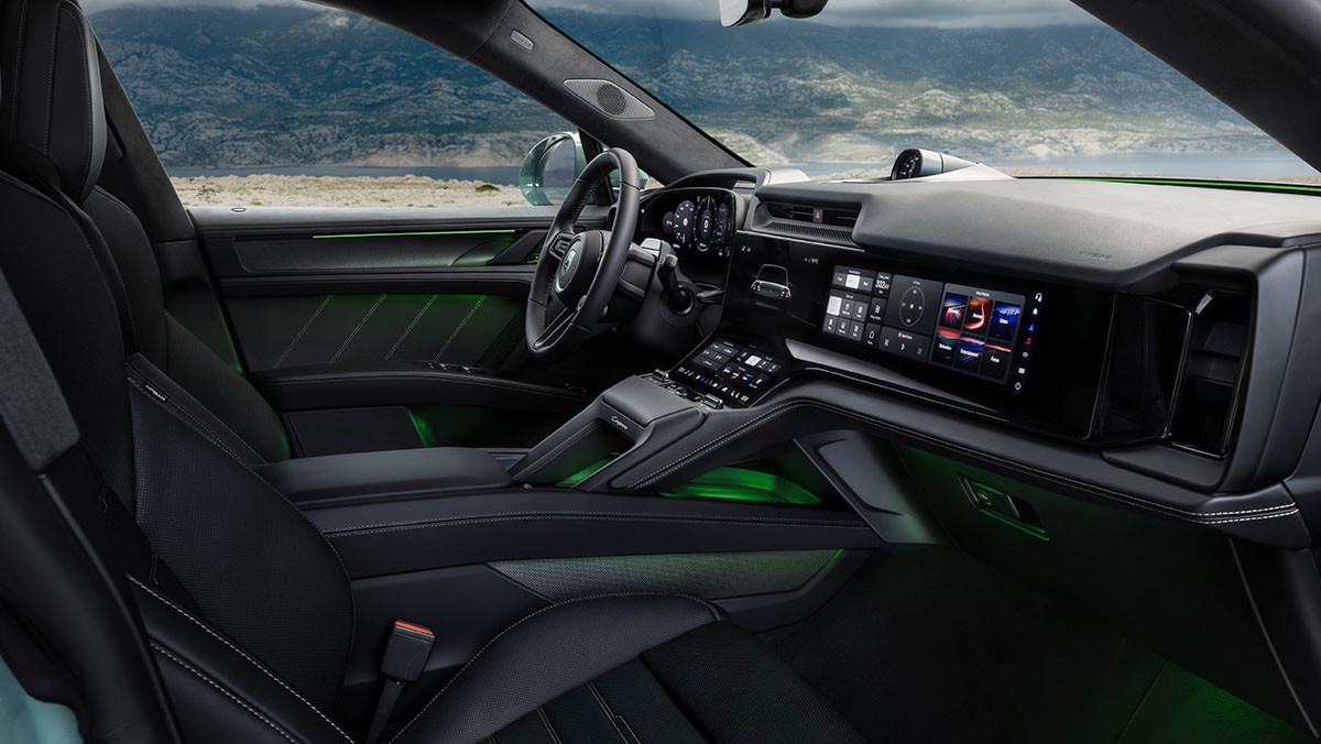 카이엔 터보 일렉트릭의 실내. / 포르쉐코리아