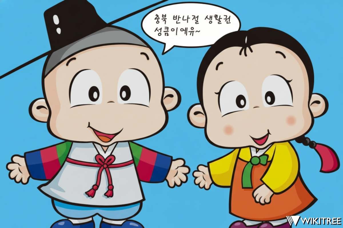 21C 주역이 될 남녀 어린이를 항상 웃음을 잃지 않는 친근한 모습으로 형상화한 충청북도의 마스코트 '고드미'와 '바르미'. / 위키트리