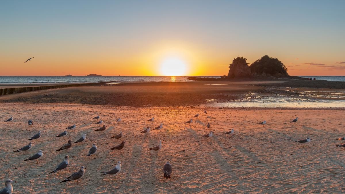 꽃지해수욕장 일몰. / cstrike-shutterstock.com