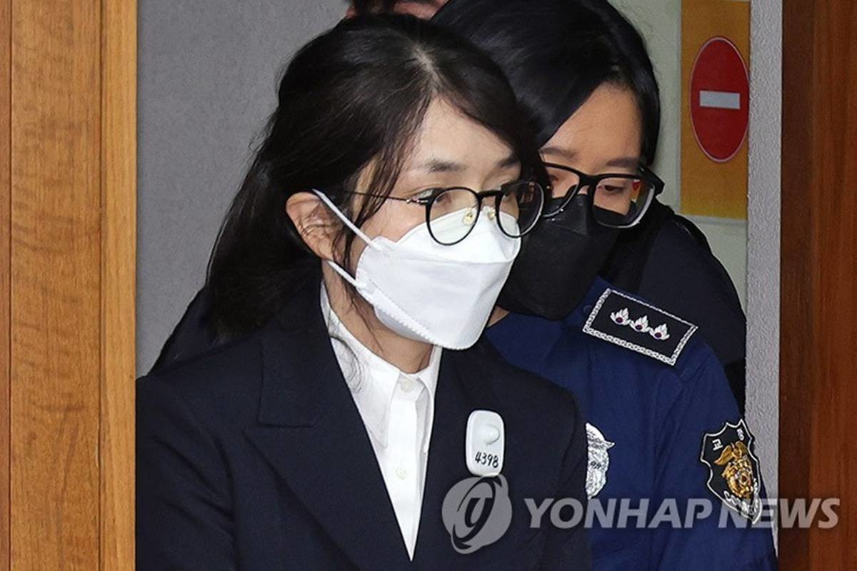 법정 출석한 김건희 여사 / 연합뉴스