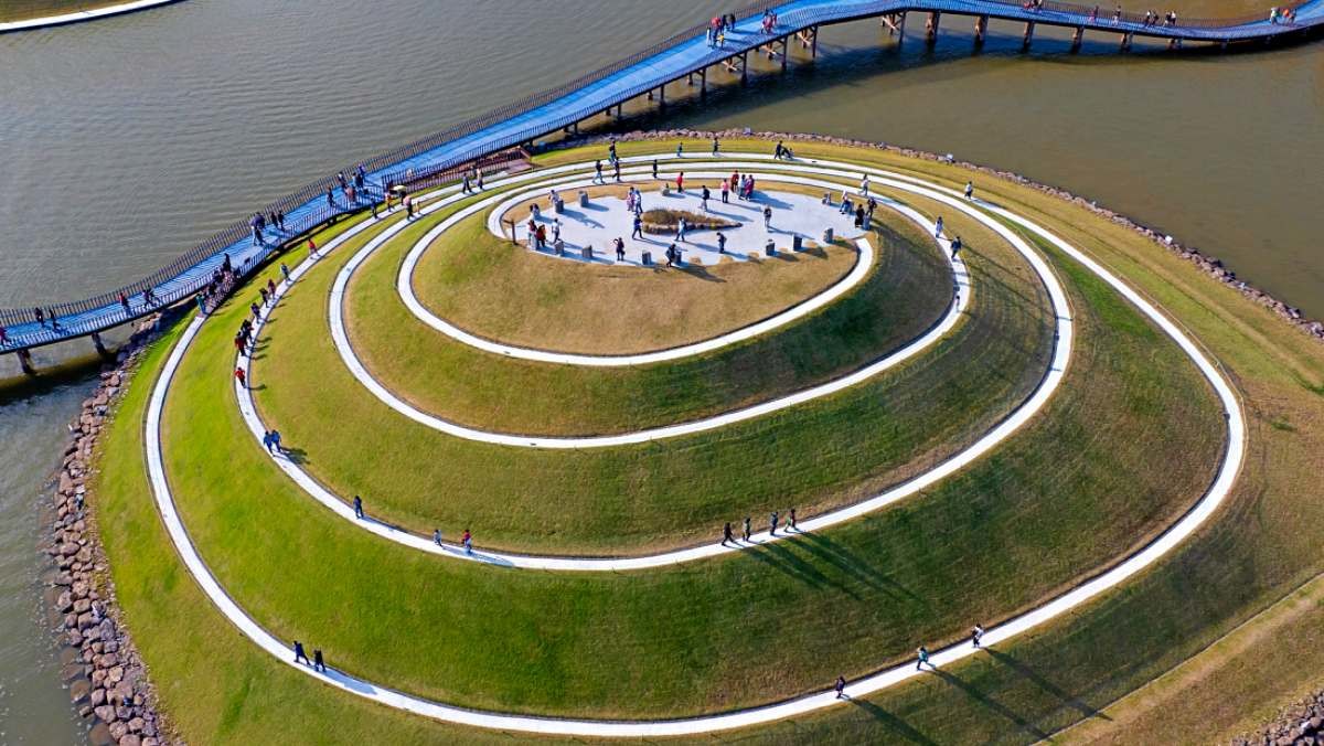 드론으로 촬영한 순천만국가정원 모습. 자료사진. / 순천시 공식 페이스북