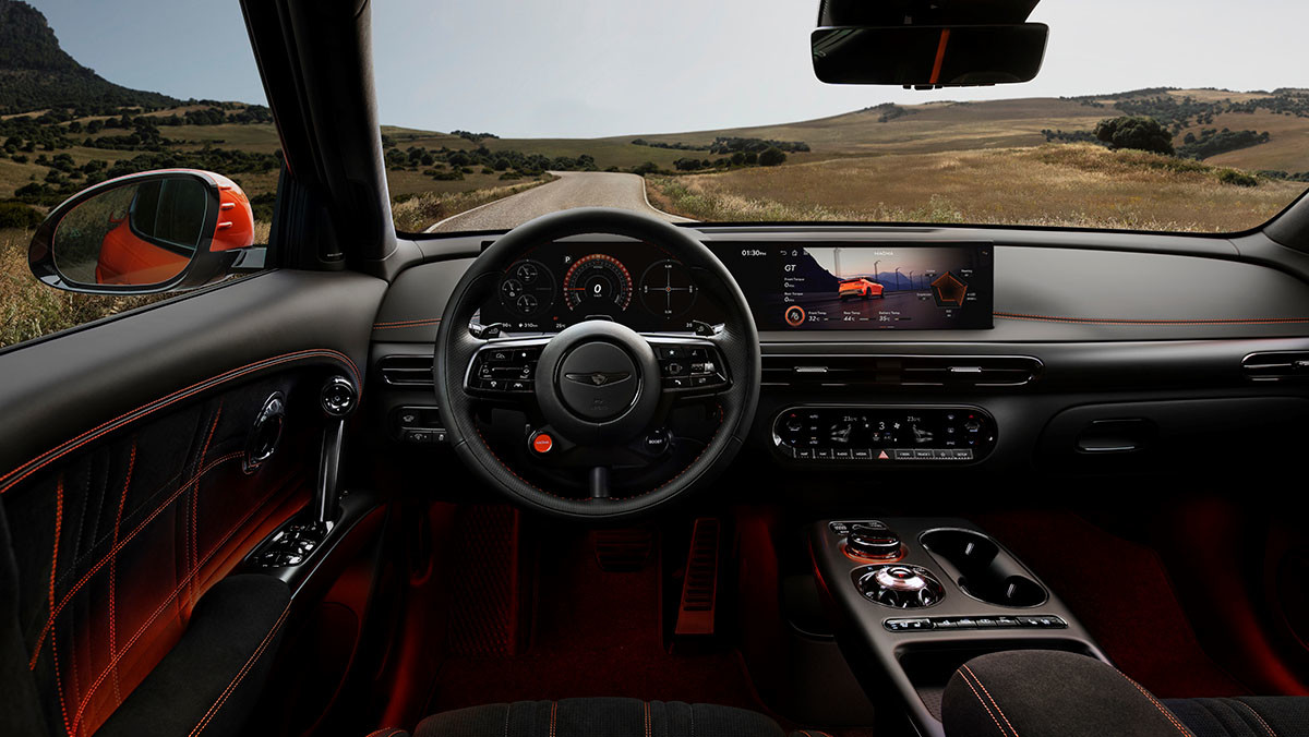 GV60 마그마의 실내. / 제네시스