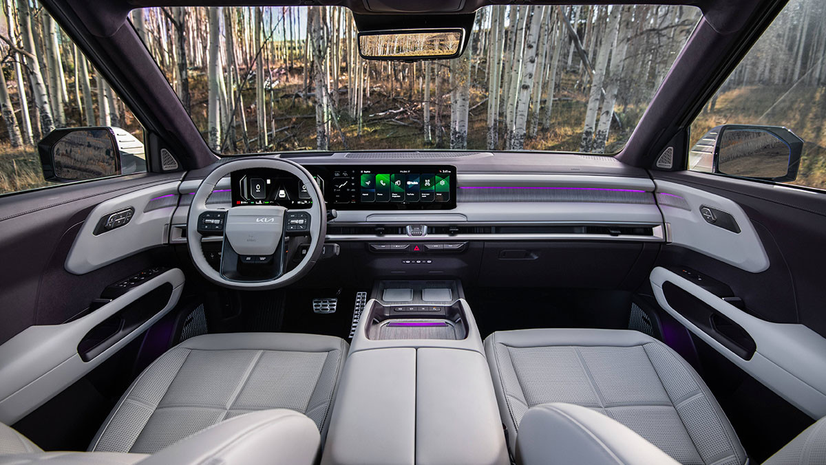 올 뉴 텔루라이드의 실내. / 기아