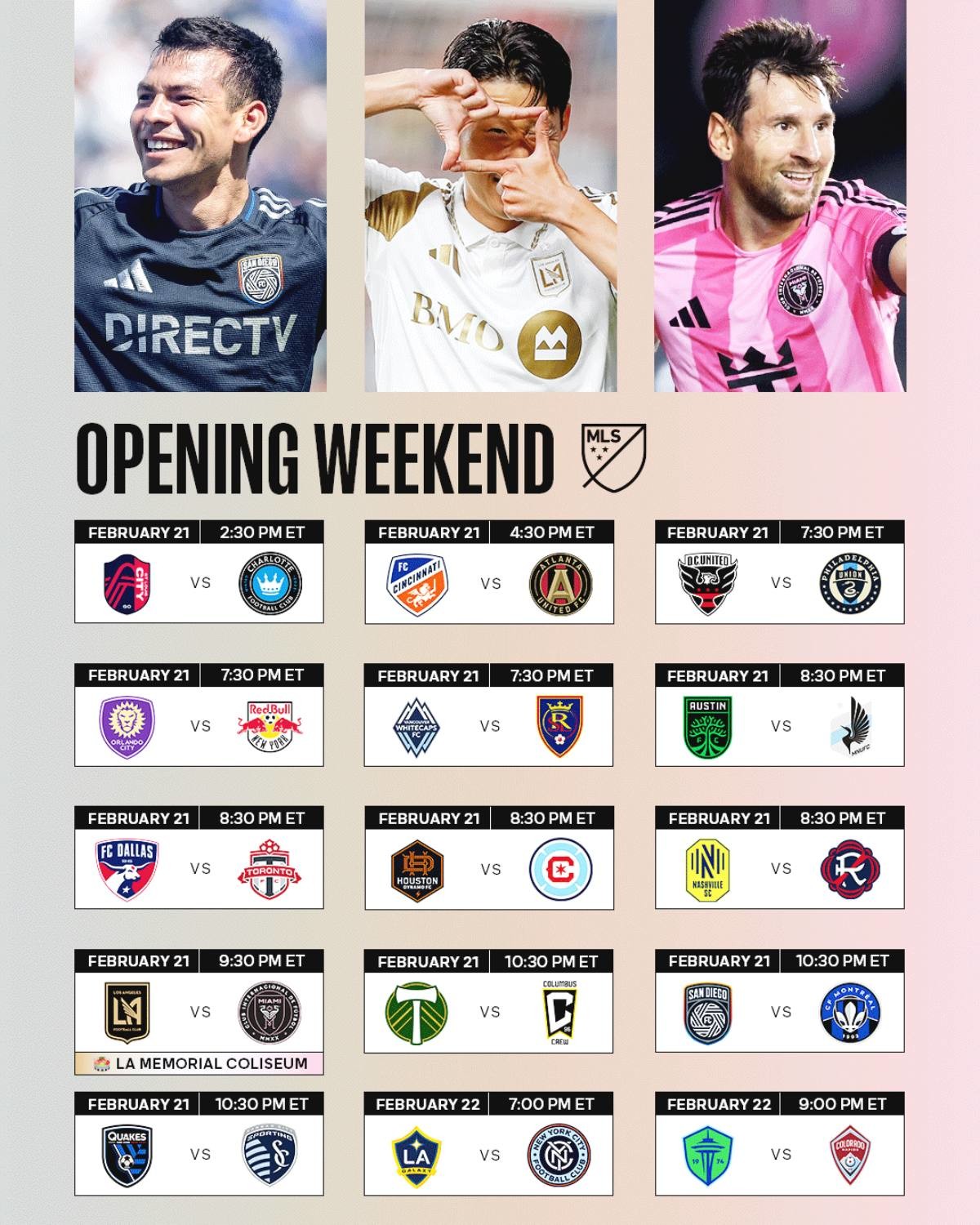 MLS 내년 일정표 / MLS 홈페이지