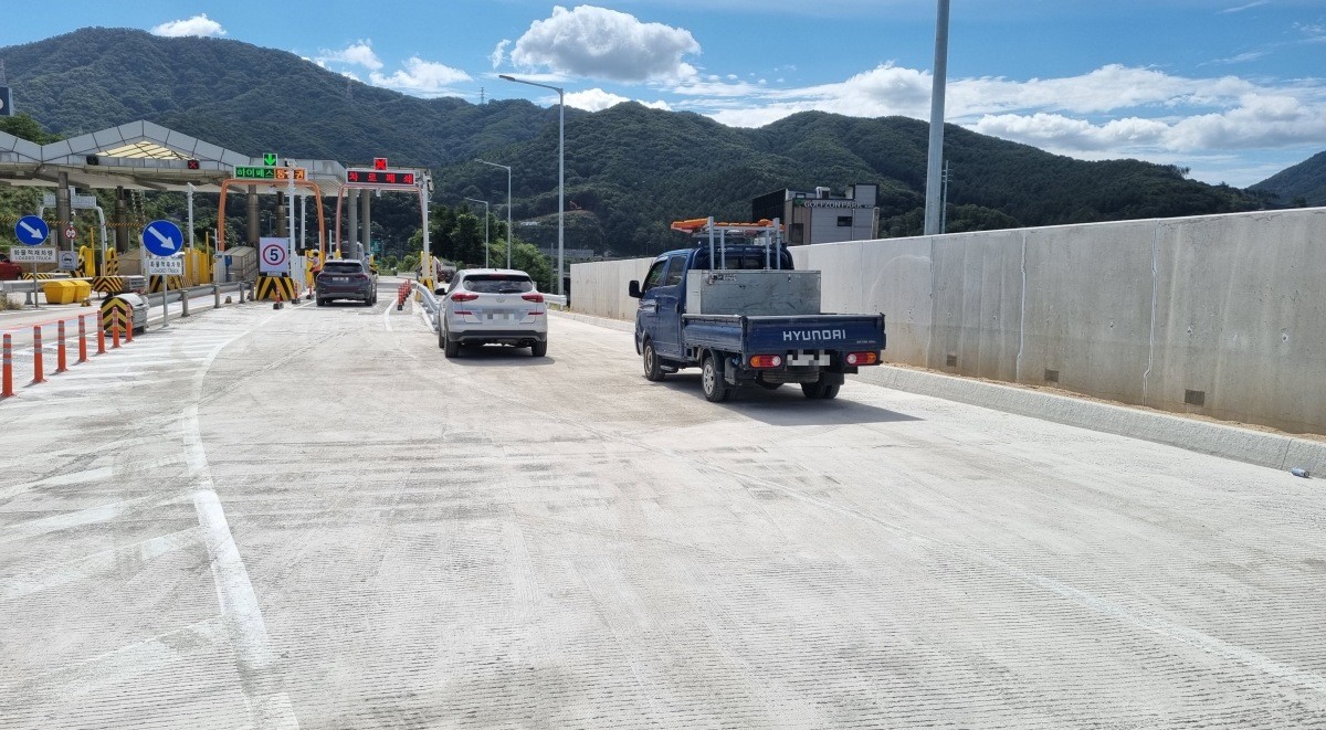 2022년 개통한 화도IC 신규 진입로 / 남양주시 제공