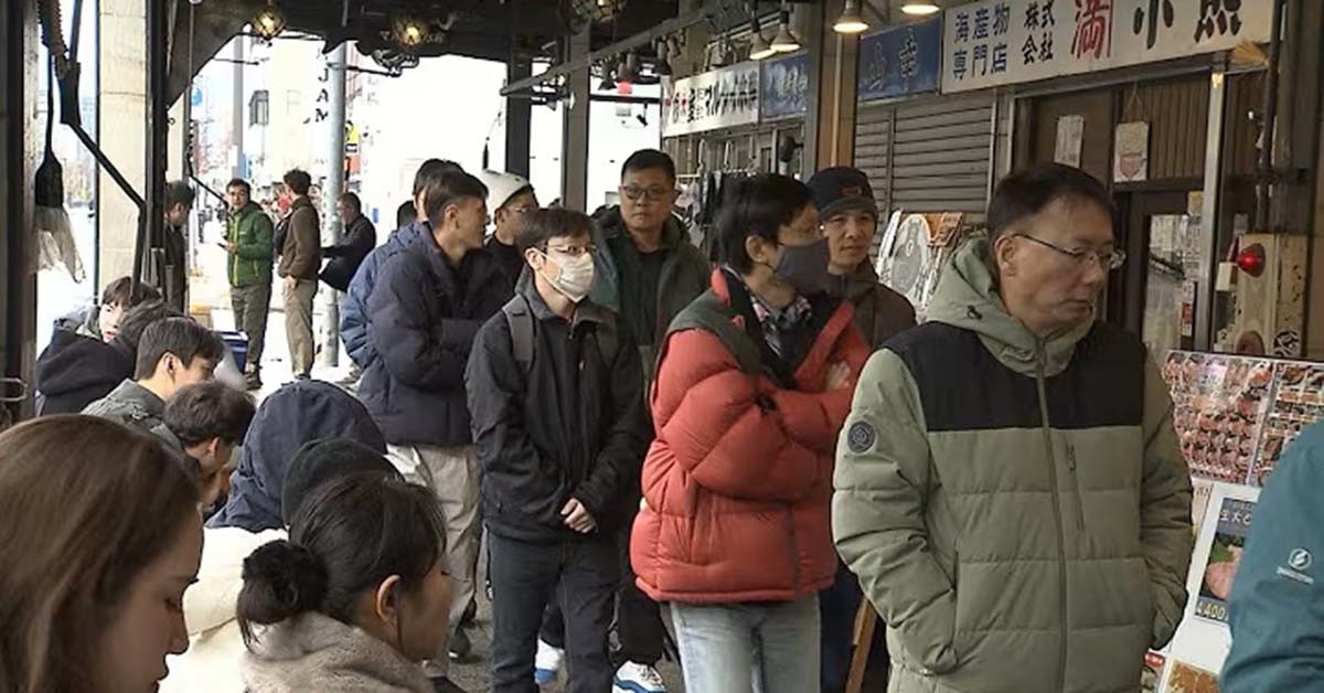 일본 관광지 풍경. / '홋카이도 뉴스 UHB' 유튜브 영상 캡처