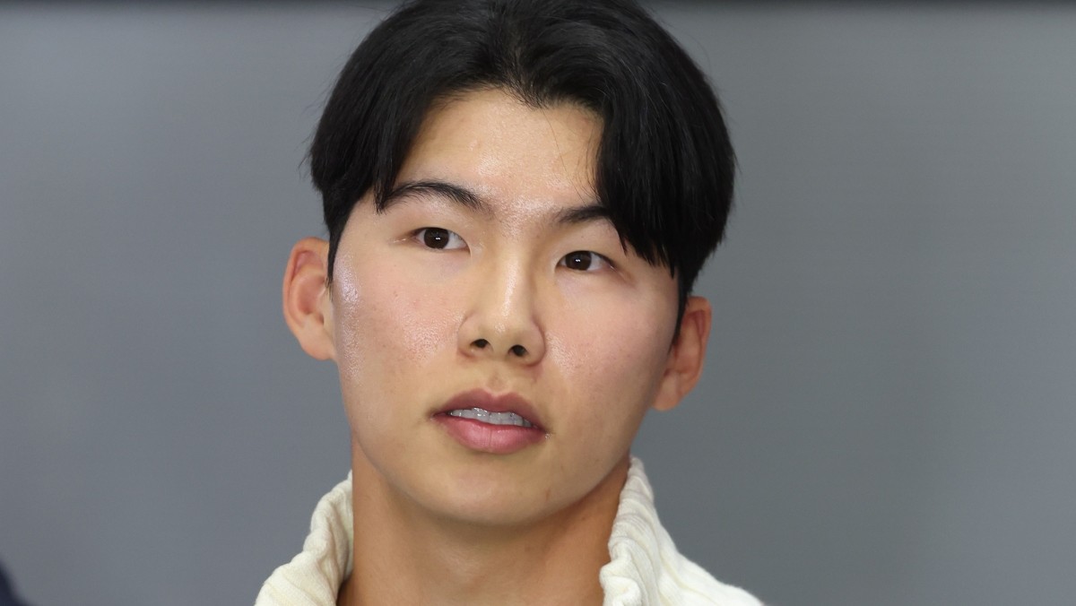 LA 다저스 김혜성 선수가 6일 오후 인천국제공항을 통해 입국한 당시 자료사진. / 뉴스1