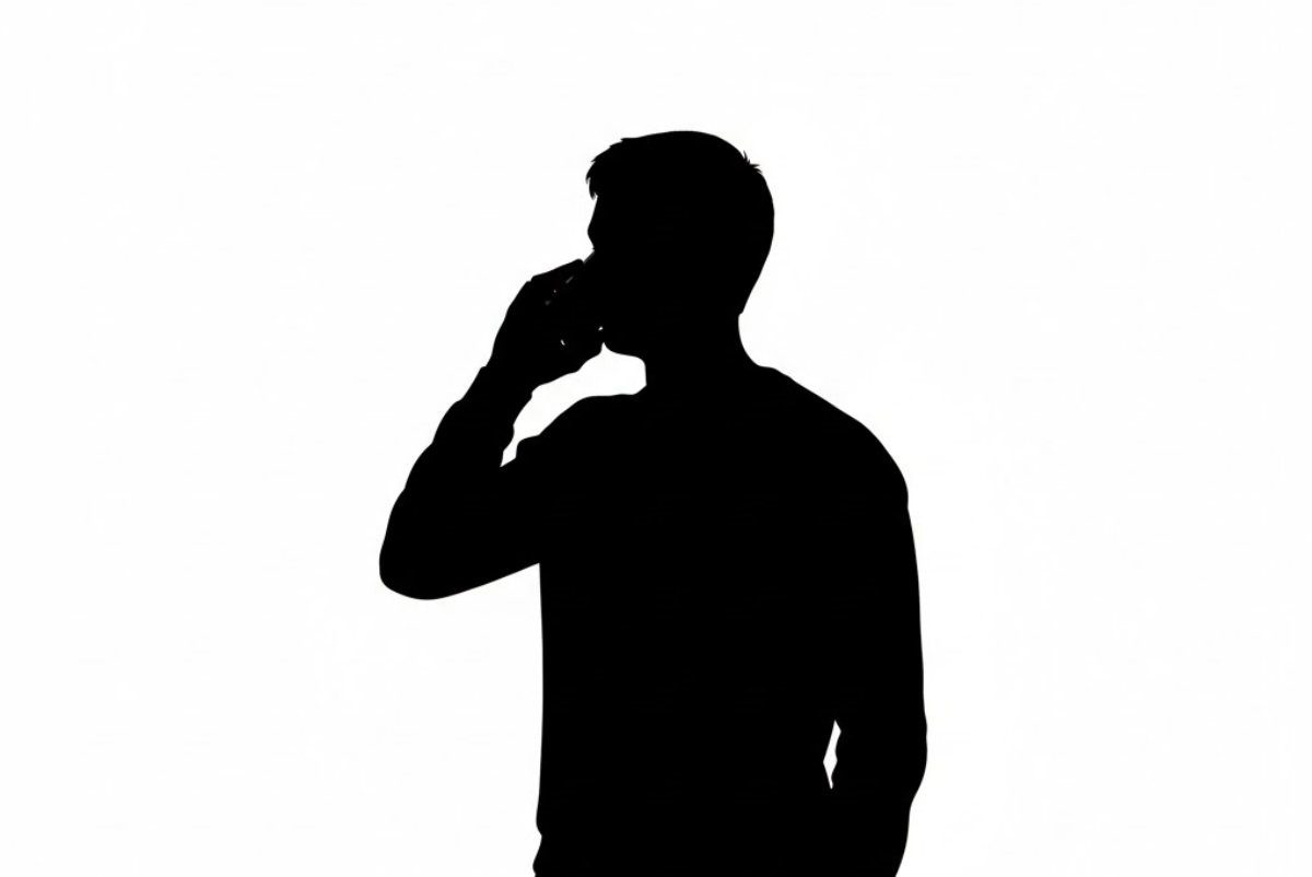 전화하는 사람. 기사 내용을 바탕으로 AI가 생성한 자료사진.